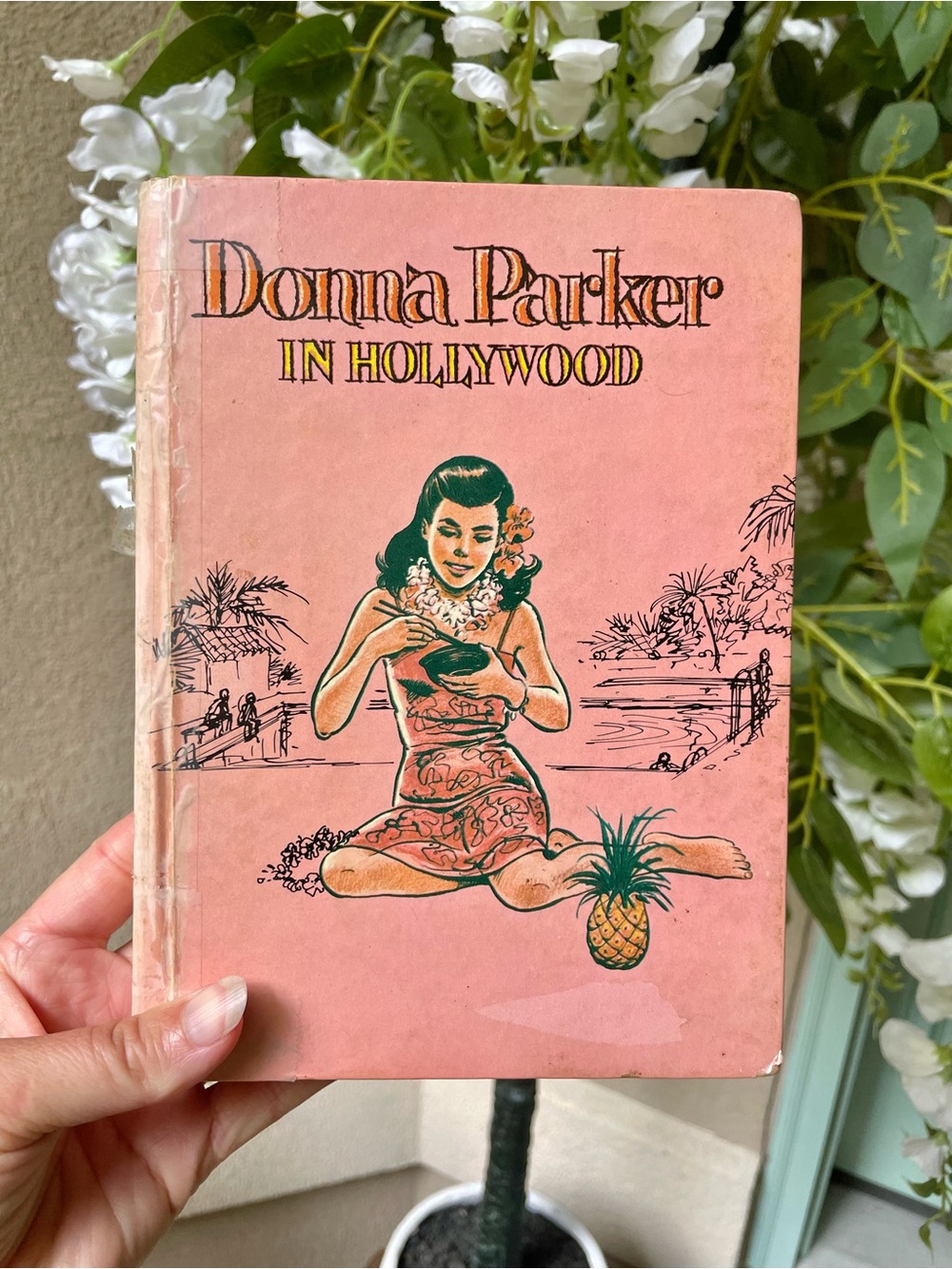 Vintage Donna Parker Pink Illustrated hardcover 1961